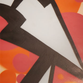 Peinture intitulée "Arrows 1" par Renos, Œuvre d'art originale, Bombe aérosol