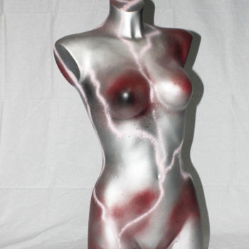 雕塑 标题为“Femme électrique” 由Renos, 原创艺术品