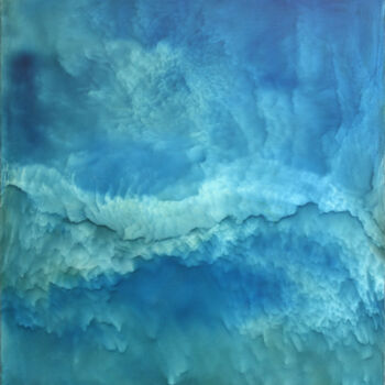 Pintura titulada "ciel de glace" por Phil Pierride, Obra de arte original