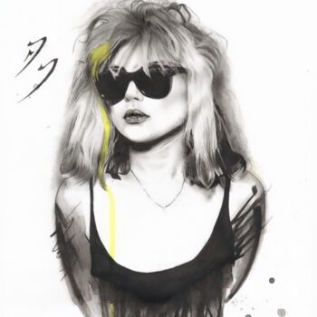 "Blondie" başlıklı Tablo Phil Smith tarafından, Orijinal sanat, Mürekkep