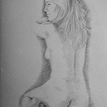 Картина под названием "figura femminile" - Filippo Liardo, Подлинное произведение искусства, Масло