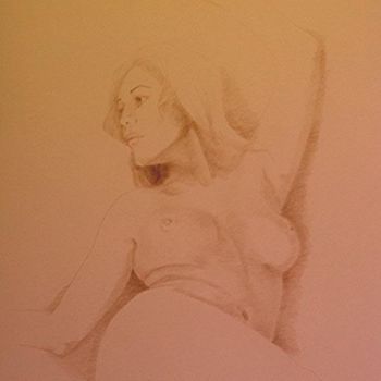 Schilderij getiteld "figura femminile" door Filippo Liardo, Origineel Kunstwerk, Olie