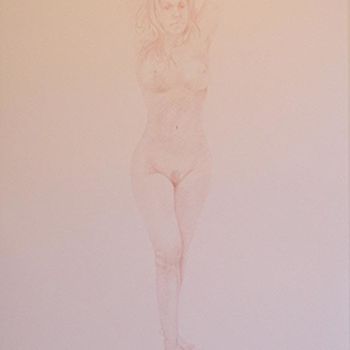 Картина под названием "figura femminile" - Filippo Liardo, Подлинное произведение искусства, Масло