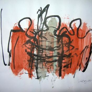 제목이 "LES RAMEAUX - SERIE…"인 미술작품 Sadon Gérard로, 원작, 기름