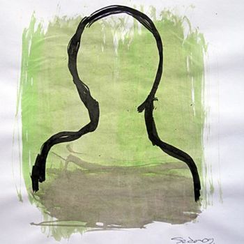 Картина под названием "SANS-TITRE" - Sadon Gérard, Подлинное произведение искусства, Масло