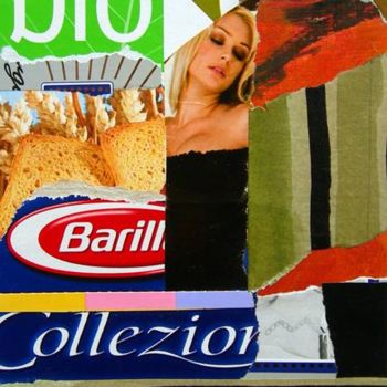 Collages getiteld "SANS-TITRE" door Sadon Gérard, Origineel Kunstwerk