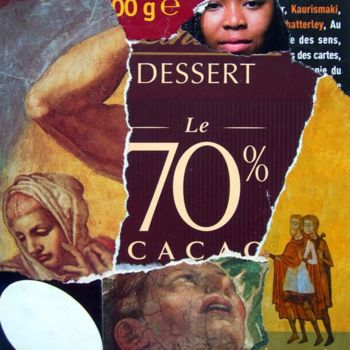 Collages intitulée "SANS-TITRE" par Sadon Gérard, Œuvre d'art originale