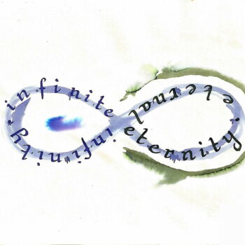 Σχέδιο με τίτλο "Infinite Eternity E…" από Philip Guest, Αυθεντικά έργα τέχνης, Μελάνι