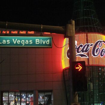 Photographie intitulée "Las Vegas 8" par Philip Rejean, Œuvre d'art originale, Photographie numérique Monté sur Carton