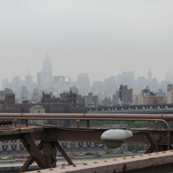 Photographie intitulée "NYC Brumes 04" par Philip Rejean, Œuvre d'art originale, Photographie numérique Monté sur Carton