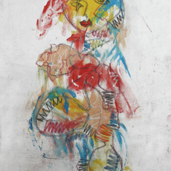 Peinture intitulée "BALLERINA DA SOGNO" par Philip/Ulrike Langen, Œuvre d'art originale, Acrylique