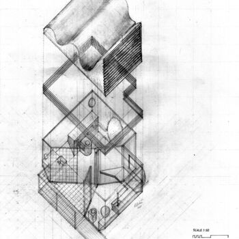 Dibujo titulada "essin technique pro…" por Philipp Pahin, Obra de arte original, Grafito