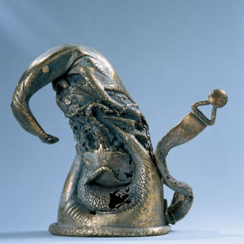 Sculpture intitulée "TEAPOT 05" par Philipp Rukavishnikov, Œuvre d'art originale, Bronze