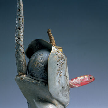 Скульптура под названием "TEAPOT 09" - Philipp Rukavishnikov, Подлинное произведение искусства, Бронза