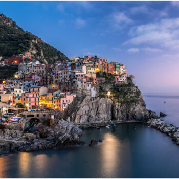 Photographie intitulée "Manarola, Italien" par Philipp Schweighofer, Œuvre d'art originale, Photographie numérique