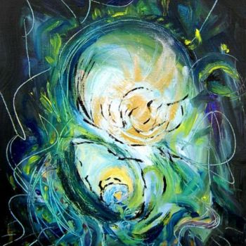 Peinture intitulée "La sieste du mollus…" par Philippe Abril, Œuvre d'art originale