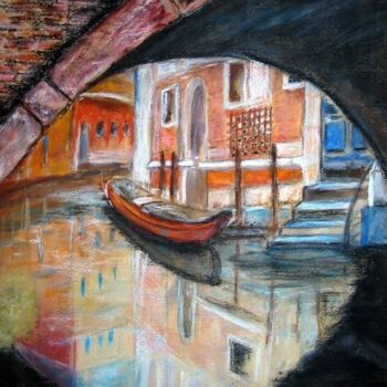 Dessin intitulée "Venise." par Philippe Allier, Œuvre d'art originale