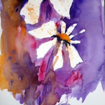 Peinture intitulée "Fleurs" par Philippe Allier, Œuvre d'art originale, Aquarelle