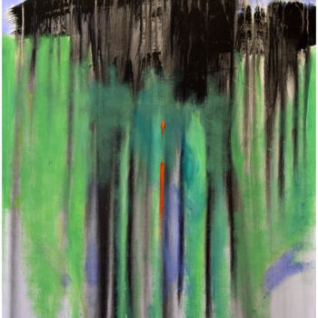 Malerei mit dem Titel "Canopée 2" von Philippe Alliet, Original-Kunstwerk, Öl