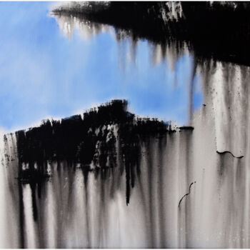 Pittura intitolato "Le ciel d'Iguazu" da Philippe Alliet, Opera d'arte originale, Olio