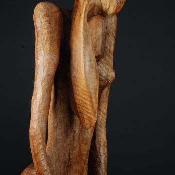 Sculpture titled "Lucy" by Philippe Ardy, Original Artwork, Wood