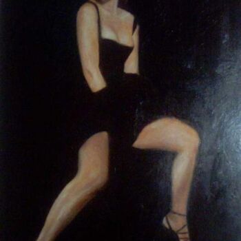 Painting titled "femme hispanique" by Philippe Bayle (chatinspire), Original Artwork, Other