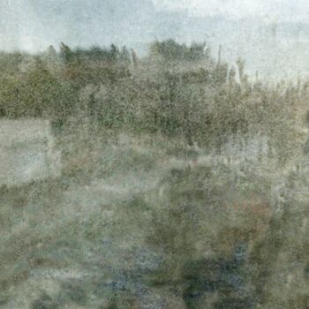 Digital Arts titled "Un village abandonn…" by Philippe Berthier, Original Artwork, Digital Painting