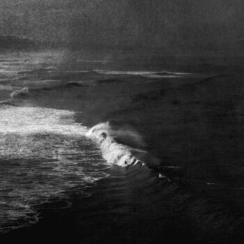 Fotografia intitulada "Surf à Biarritz....…" por Philippe Berthier, Obras de arte originais, Fotografia digital