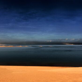 Photography titled "THE BEACH......." by Philippe Berthier, Original Artwork, Digital Photography