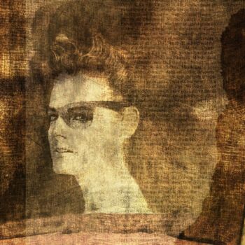 Digital Arts titled "Lunette Noire pour…" by Philippe Berthier, Original Artwork, Photo Montage