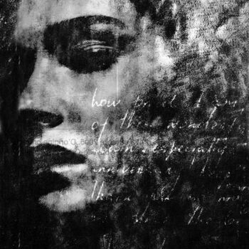 Photographie intitulée "FACE...." par Philippe Berthier, Œuvre d'art originale, Photographie manipulée