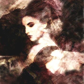 Digital Arts titled "Mathilde" by Philippe Berthier, Original Artwork, Digital Painting