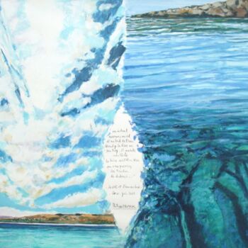 Peinture intitulée "" Le ciel et l'eau…" par Philippe Brobeck, Œuvre d'art originale, Gouache