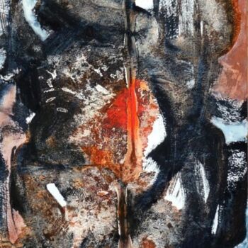 제목이 "Enfers"인 미술작품 Philippe Casaubon로, 원작, 기름