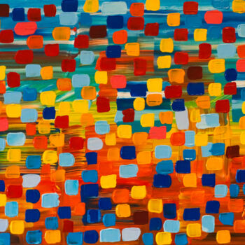 Peinture intitulée "beautiful day of co…" par Philippe Combis (PhilIppe CBS), Œuvre d'art originale, Acrylique