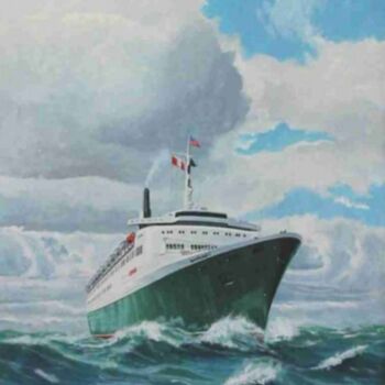 Painting titled "Queen Elisabeth II" by Philippe Conrad, Original Artwork