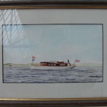 Schilderij getiteld "Cruiser "Steinway"" door Philippe Conrad, Origineel Kunstwerk