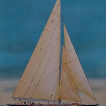 Картина под названием "Endeavour I,navigua…" - Philippe Conrad, Подлинное произведение искусства