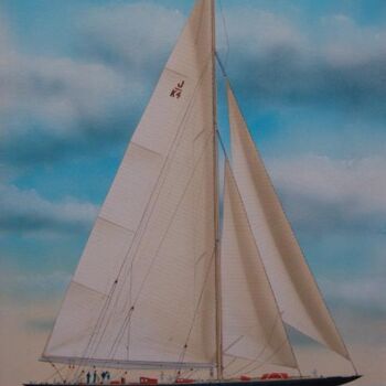 Painting titled "Endeavour I" by Philippe Conrad, Original Artwork