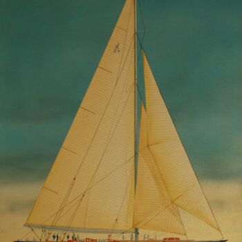 Картина под названием "Endeavour I 65x95-cm" - Philippe Conrad, Подлинное произведение искусства