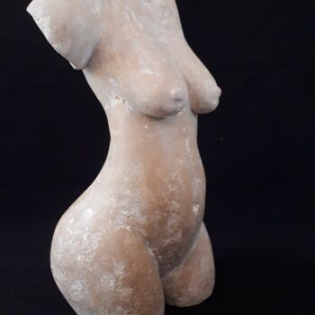 Sculpture intitulée "La Muse" par Philippe Cotin, Œuvre d'art originale, Pierre