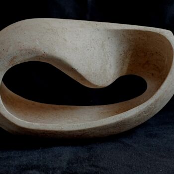 Sculpture titled "Infinity #2" by Philippe Cotin, Original Artwork, Stone