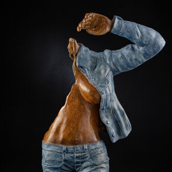 Sculptuur getiteld "SALSA" door Philippe Crivelli, Origineel Kunstwerk, Bronzen