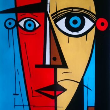 Painting titled "Ben" by Philippe Dailler, Original Artwork, Acrylic