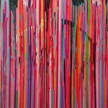 Картина под названием "Ibiza" - Philippe Dailler, Подлинное произведение искусства, Акрил Установлен на Деревянная рама для…