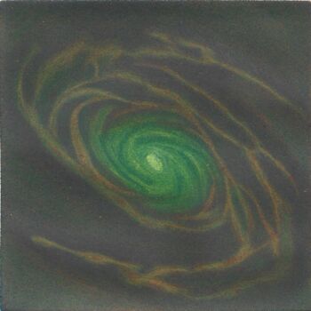 Obrazy i ryciny zatytułowany „galaxie” autorstwa Philippe Drouot, Oryginalna praca, Rytownictwo