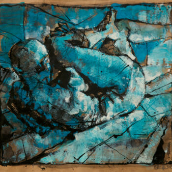 Pittura intitolato "sans titre" da Philippe-Emmanuel Amirault, Opera d'arte originale