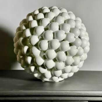 Sculpture titled "GOLFARIANE" by Philippe Fares, Original Artwork, Polymer clay