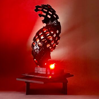 Скульптура под названием "INVADER" - Philippe Fares, Подлинное произведение искусства, Керамика