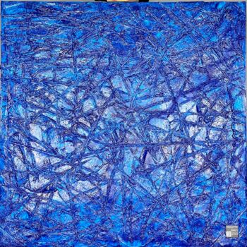 Картина под названием "467 nm. 1/6" - Philippe Fares, Подлинное произведение искусства, Акрил Установлен на Деревянная рама…